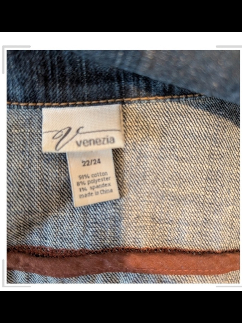 Venezia Indigo Blue Cropped Denim Jacket - Picture 3 of 7
